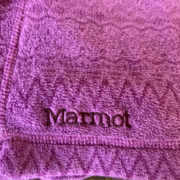 Marmot women’s purple 1/4 zip fleece lightweight pullover, hiking, size large - Picture 8 of 9